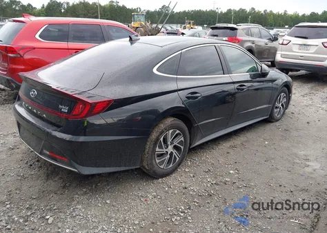 2020 Hyundai Sonata Blue from USA, damaged, VIN KMHL24JJ5LA011558